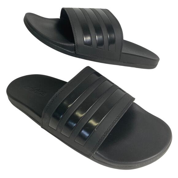 Adidas Unisex Adilette Comfort Slides Size Women's 13 / Men's 14 - Picture 1 of 8